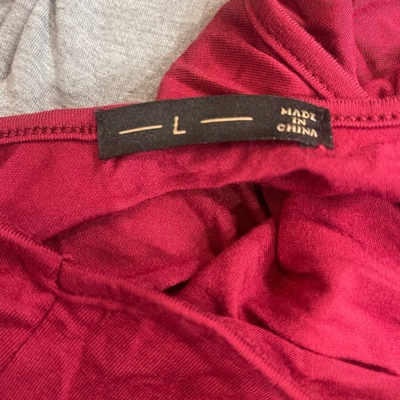 ⭐️SHEIN Deep Red Maxi Dress with Pockets - Picture 3 of 4